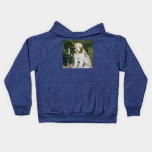 Three Dogs by Coralie Ferey Kids Hoodie